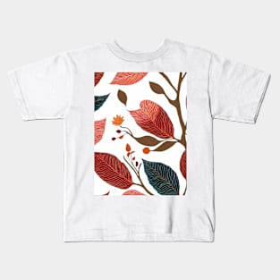 Chromatic Botanic Abstraction #37 Kids T-Shirt